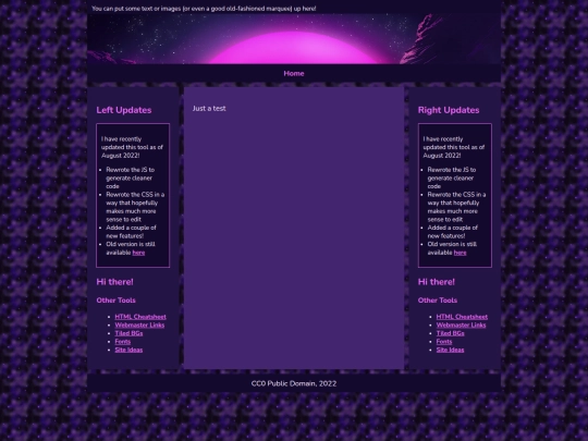 layout screenshot