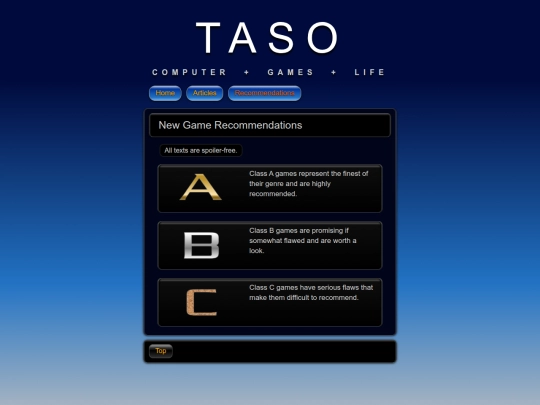 recommendations screenshot