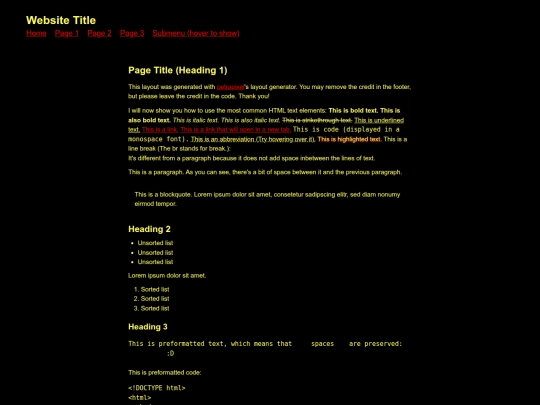 index screenshot