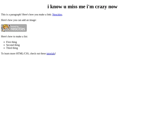 index screenshot