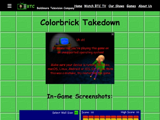 colorbrick-takedown screenshot