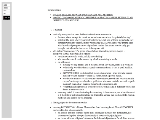misc/wk6notes screenshot