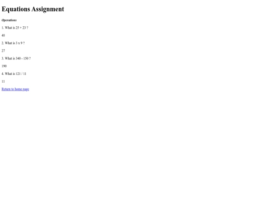 JavaScript Assignments/equations_assignment screenshot