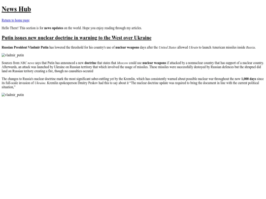 Web Design Assignments/news_hub screenshot