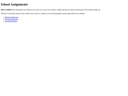 school_assignments screenshot