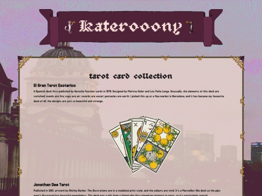 trunk/tarotcards screenshot