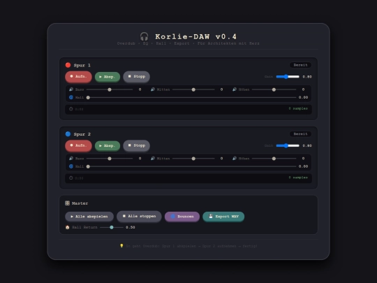 korlie_daw4 screenshot