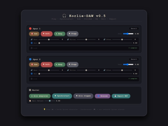 korlie_daw5 screenshot