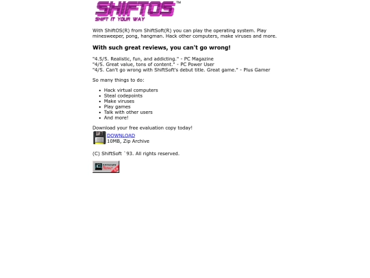 shiftos screenshot