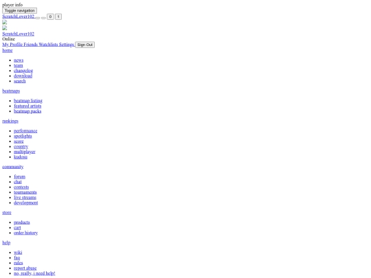 osu screenshot
