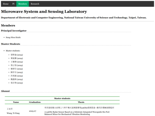 Member screenshot