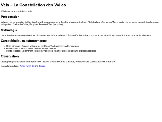 vela screenshot