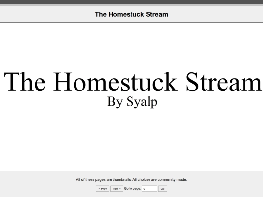 TheHomestuckStream screenshot