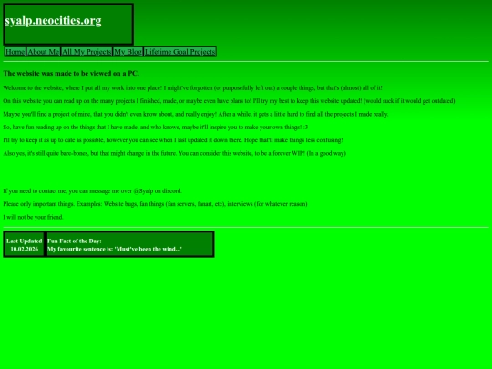 index screenshot