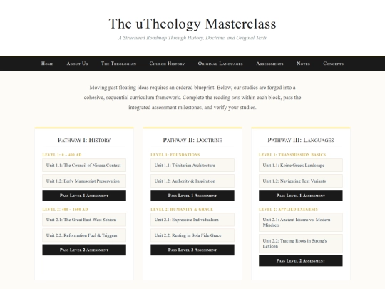 curriculum screenshot
