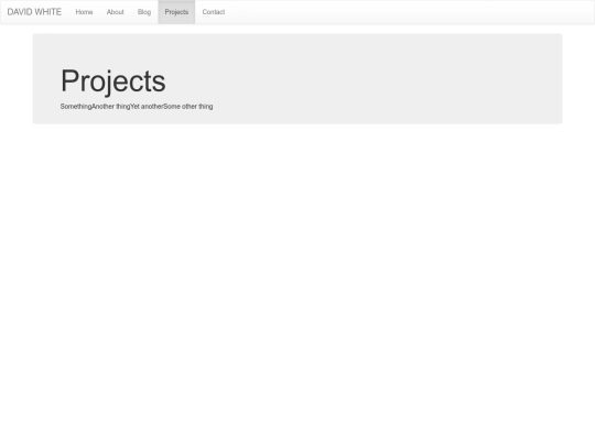 projects screenshot