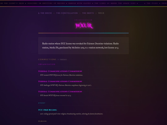 dossiers/wxur screenshot