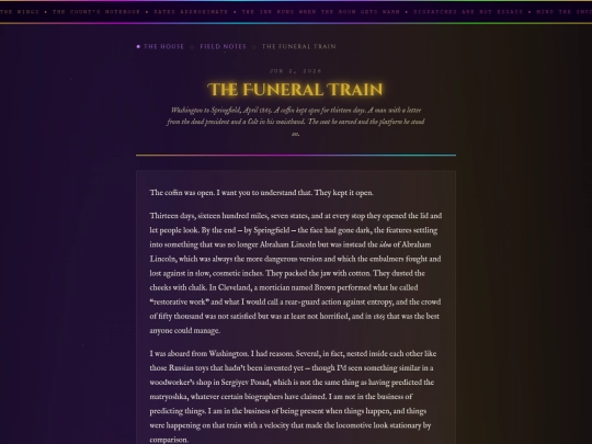 field-notes/the-funeral-train screenshot