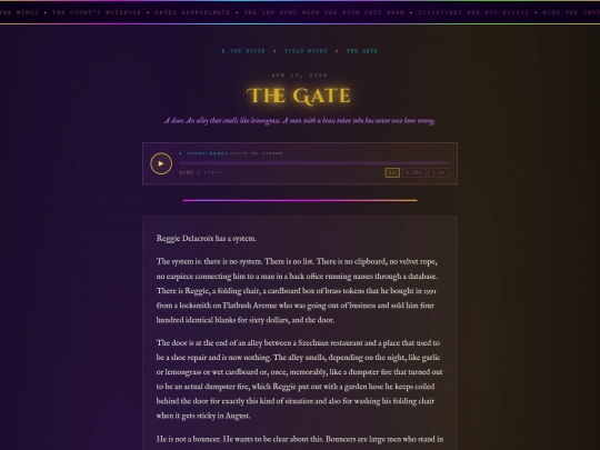 field-notes/the-gate screenshot