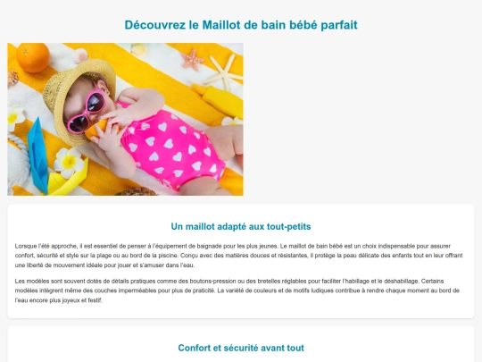 maillot-de-bain-bebe screenshot
