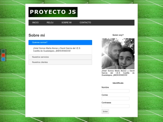 proyecto/about screenshot