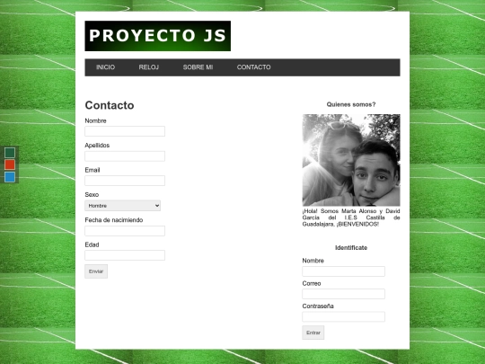 proyecto/contact screenshot