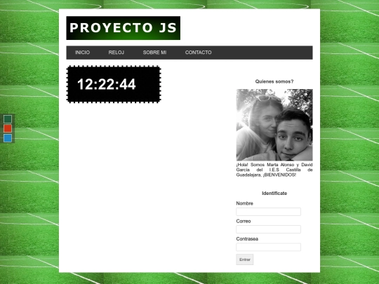 proyecto/reloj screenshot