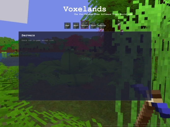 servers screenshot