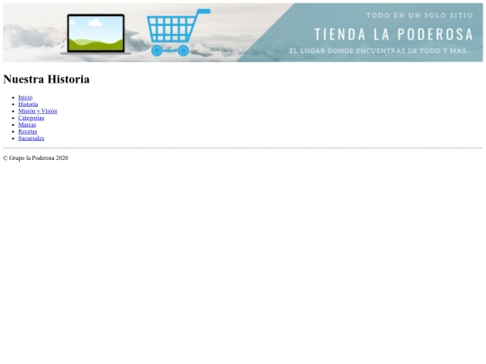 Tienda la poderosa/historia screenshot