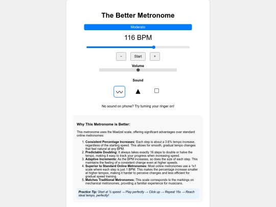 thebettermetronome screenshot