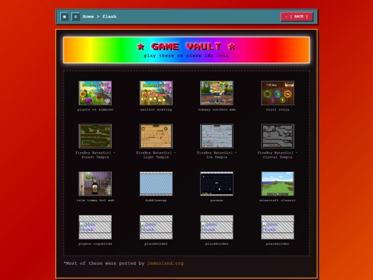 flash screenshot