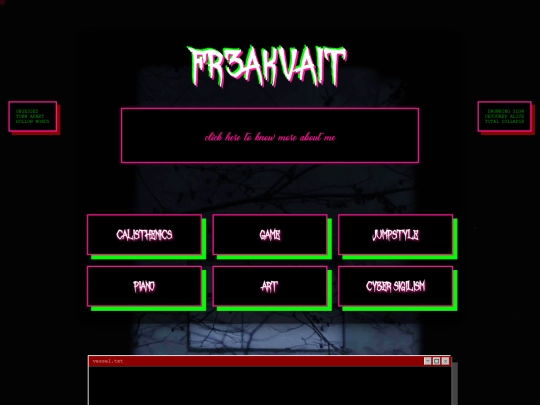 index screenshot
