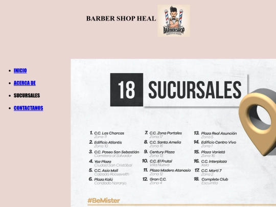 Barber/sucursales screenshot