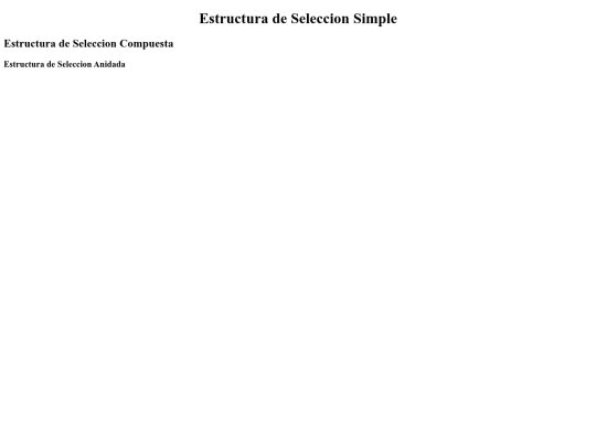 Javascript/html/selecciones screenshot