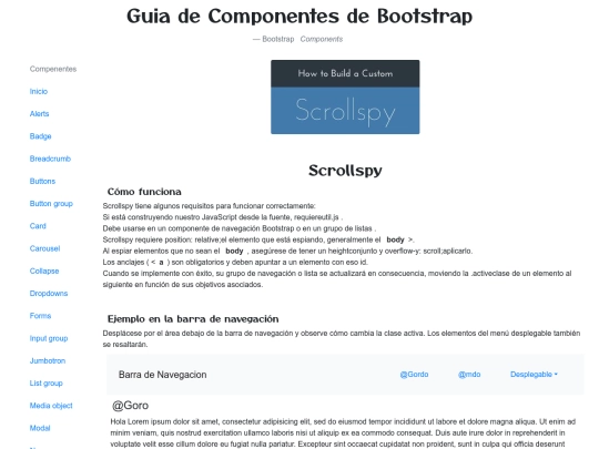 componentes/Scrollspy screenshot