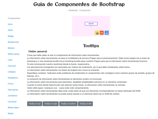 componentes/Tooltips screenshot