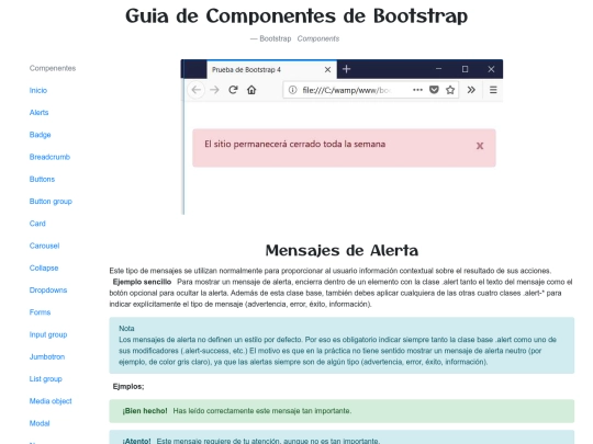 componentes/alertas screenshot