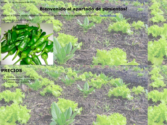 Pimiento screenshot