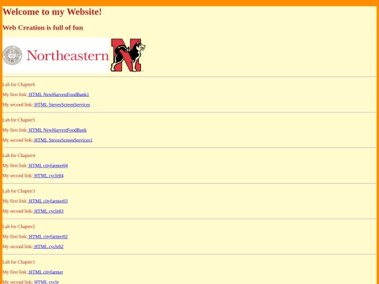 index screenshot