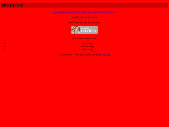 benefits screenshot