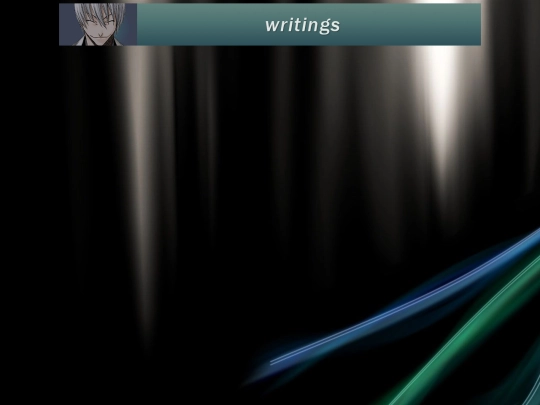 writings screenshot