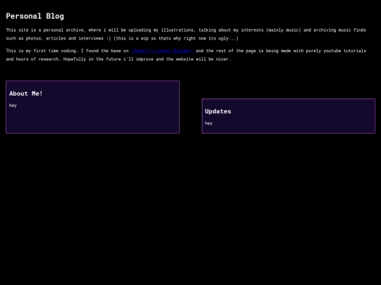 blog screenshot