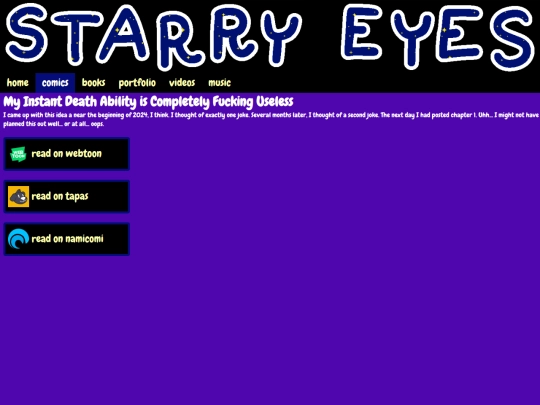 comics/instantdeath screenshot