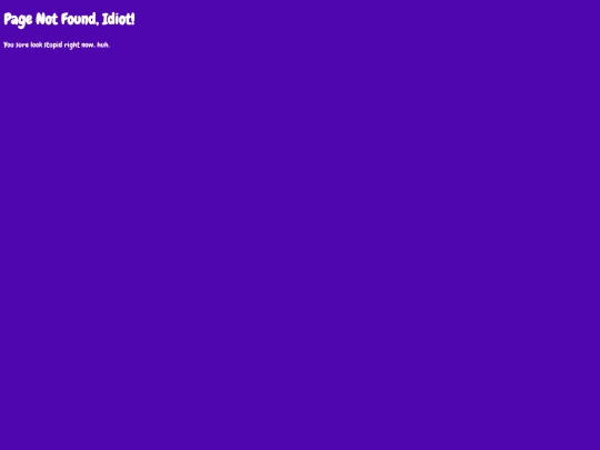 not_found screenshot