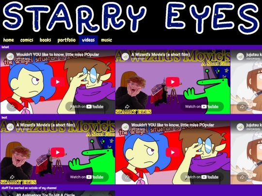 videos screenshot