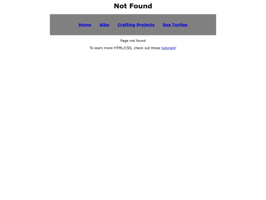 not_found screenshot