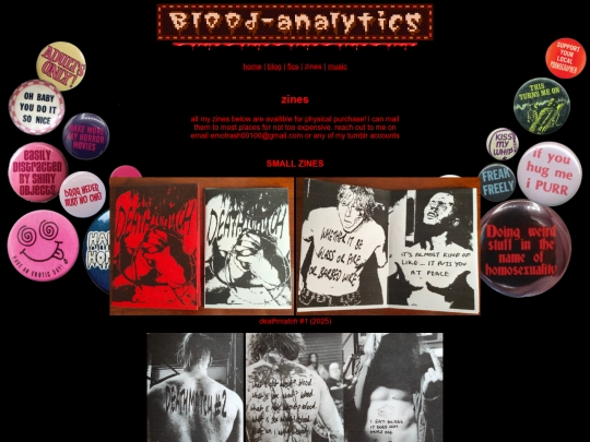 zines screenshot