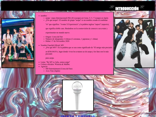 aespa/intro screenshot