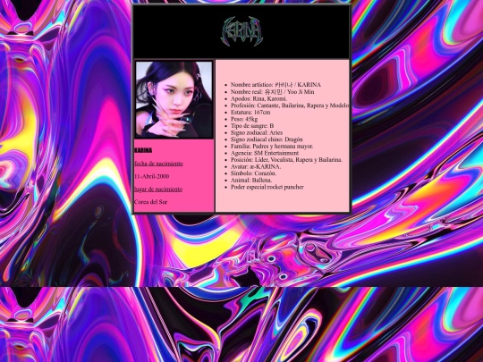 aespa/karina screenshot