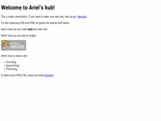 index screenshot